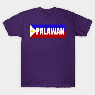 Province of Palawan in Philippines Flag T-Shirt